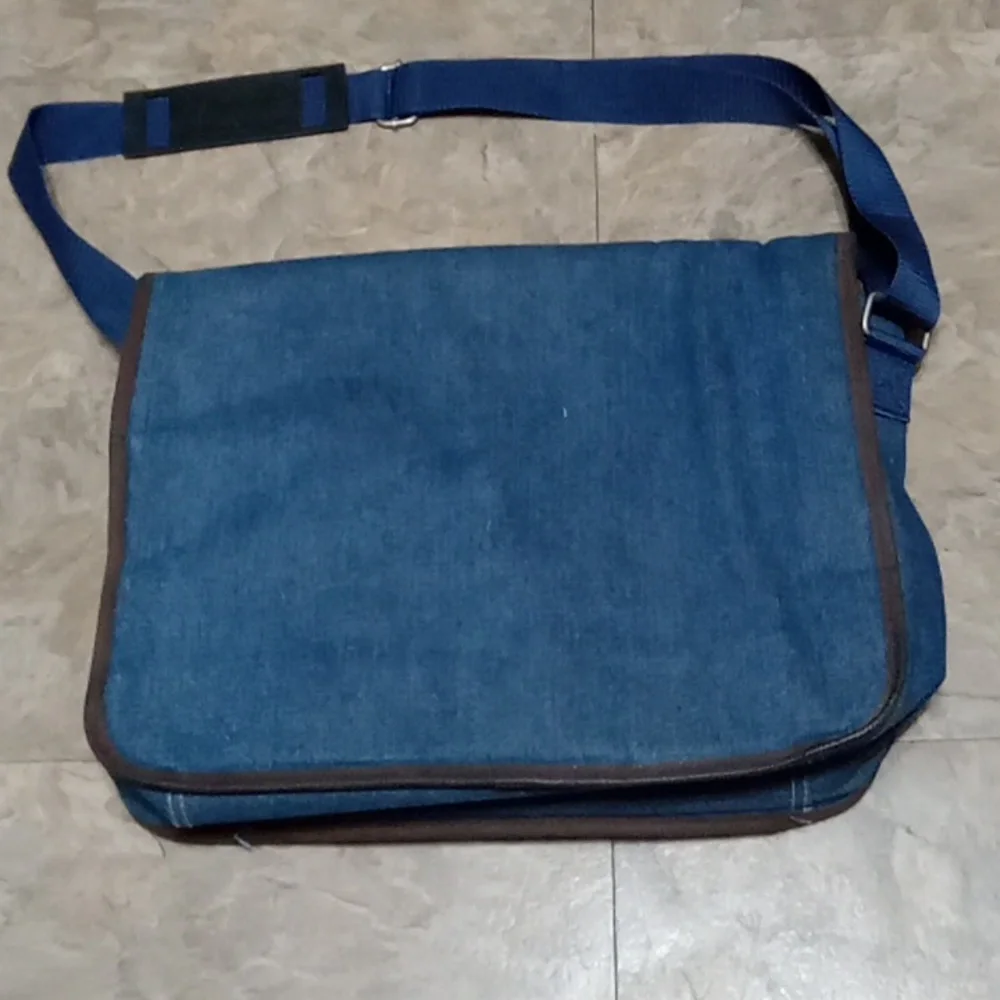 Genuine Article Denim Messenger Bag